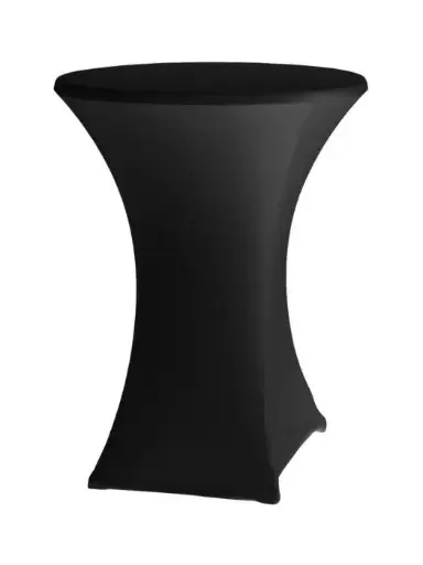 Statafelhoes Ø80cm - zwart